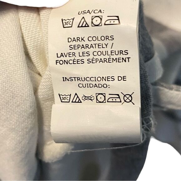 Men's Chaps Gray & White Quarter Zip Pullover Size XXL - Picture 7 of 8